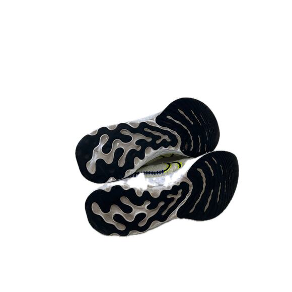 Nike React Infinity Run Flyknit 3 Prem White Volt Racer Blue - Picture 4 of 7